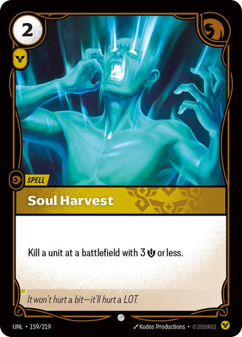 Image for Soul Harvest (159/219) [Unleashed] - Riftbound: League of Legends Trading Card Game