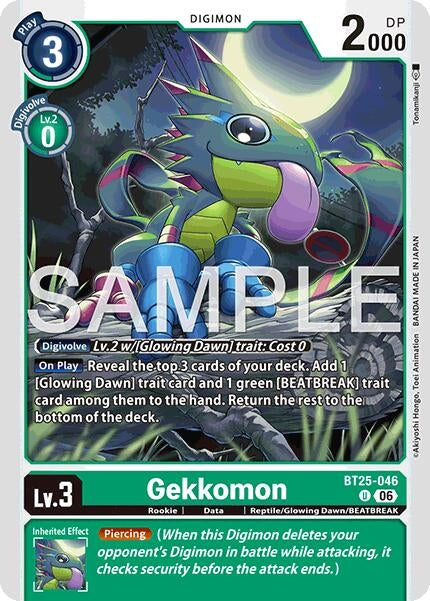 Image for Gekkomon (BT25-046 U) [Dual Revolution] - Digimon Card Game