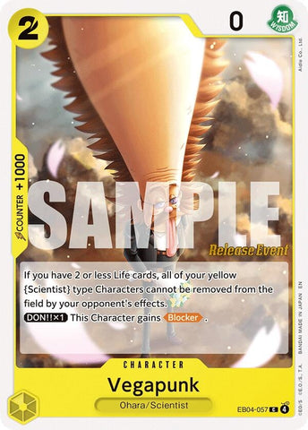 Image for Vegapunk (EB04-057) [Adventure on Kami's Island Release Event Cards] - One Piece Card Game