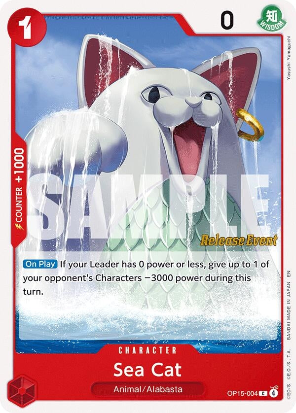 Image for Sea Cat (OP15-004) [Adventure on Kami's Island Release Event Cards] - One Piece Card Game