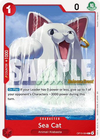 Image for Sea Cat (OP15-004) [Adventure on Kami's Island Release Event Cards] - One Piece Card Game