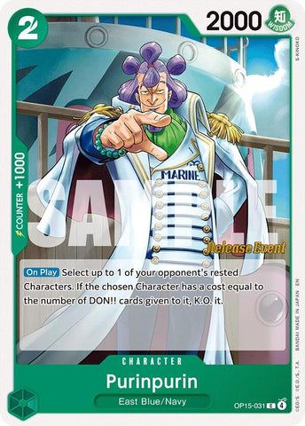 Image for Purinpurin (OP15-031) [Adventure on Kami's Island Release Event Cards] - One Piece Card Game