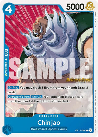 Image for Chinjao (OP15-048) [Adventure on Kami's Island Release Event Cards] - One Piece Card Game