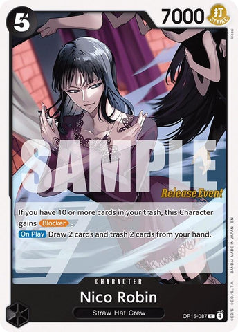 Image for Nico Robin (OP15-087) (OP15-087) [Adventure on Kami's Island Release Event Cards] - One Piece Card Game
