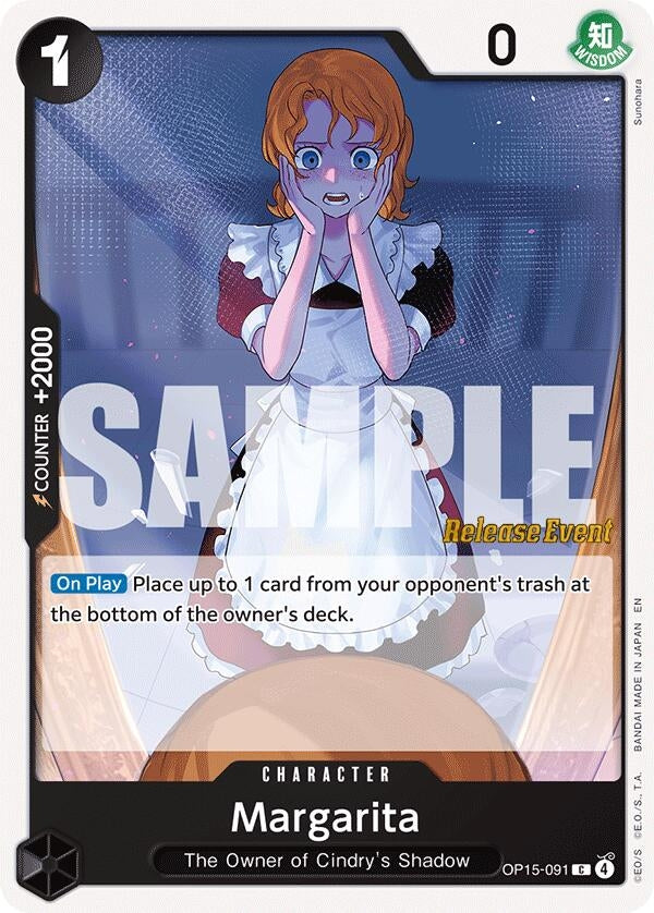 Image for Margarita (OP15-091) [Adventure on Kami's Island Release Event Cards] - One Piece Card Game