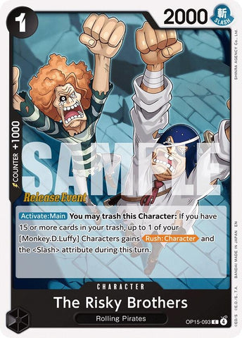Image for The Risky Brothers (OP15-093) [Adventure on Kami's Island Release Event Cards] - One Piece Card Game