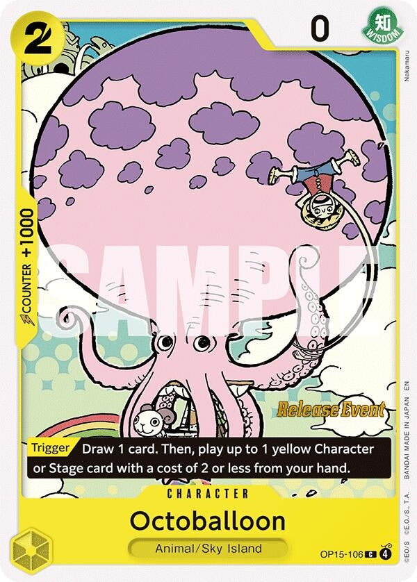 Image for Octoballoon (OP15-106) [Adventure on Kami's Island Release Event Cards] - One Piece Card Game