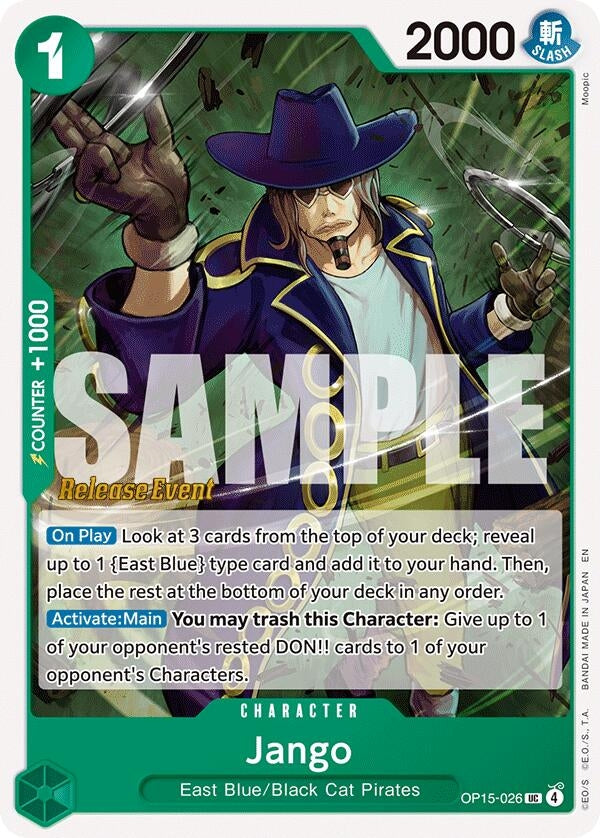 Image for Jango (OP15-026) [Adventure on Kami's Island Release Event Cards] - One Piece Card Game