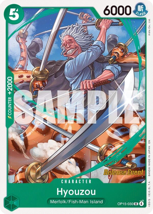 Image for Hyouzou (OP15-030) [Adventure on Kami's Island Release Event Cards] - One Piece Card Game