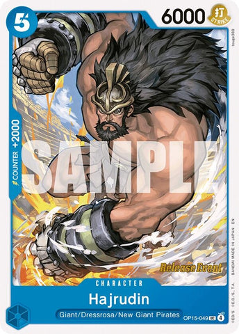 Image for Hajrudin (OP15-049) [Adventure on Kami's Island Release Event Cards] - One Piece Card Game