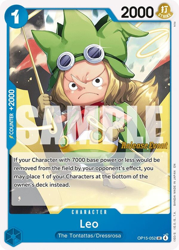 Image for Leo (OP15-052) [Adventure on Kami's Island Release Event Cards] - One Piece Card Game