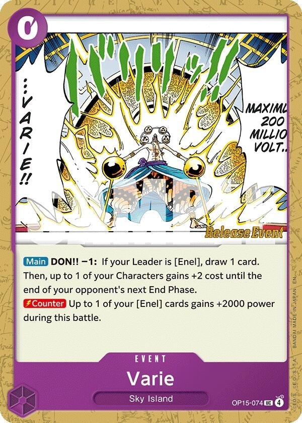 Image for Varie (OP15-074) [Adventure on Kami's Island Release Event Cards] - One Piece Card Game