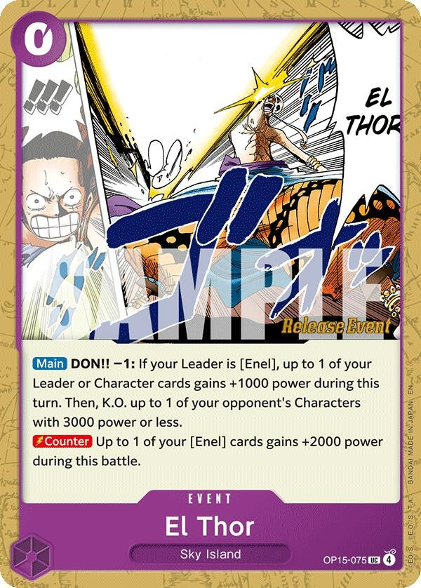 Image for El Thor (OP15-075) [Adventure on Kami's Island Release Event Cards] - One Piece Card Game