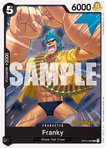 Image for Franky (OP15-089) [Adventure on Kami's Island Release Event Cards] - One Piece Card Game