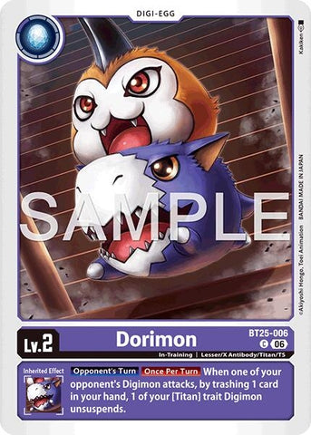 Image for Dorimon (BT25-006) [Dual Revolution] - Digimon Card Game