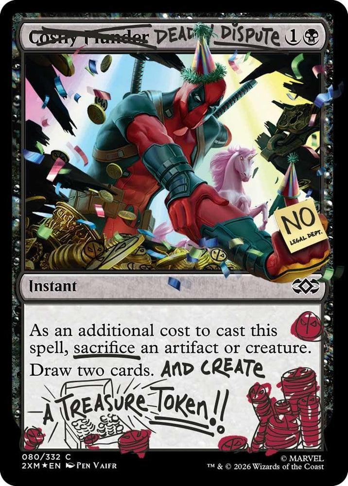 Image for Deadly Dispute (080) (Pool Party Foil) (80) [Secret Lair Drop Series] - Magic: The Gathering