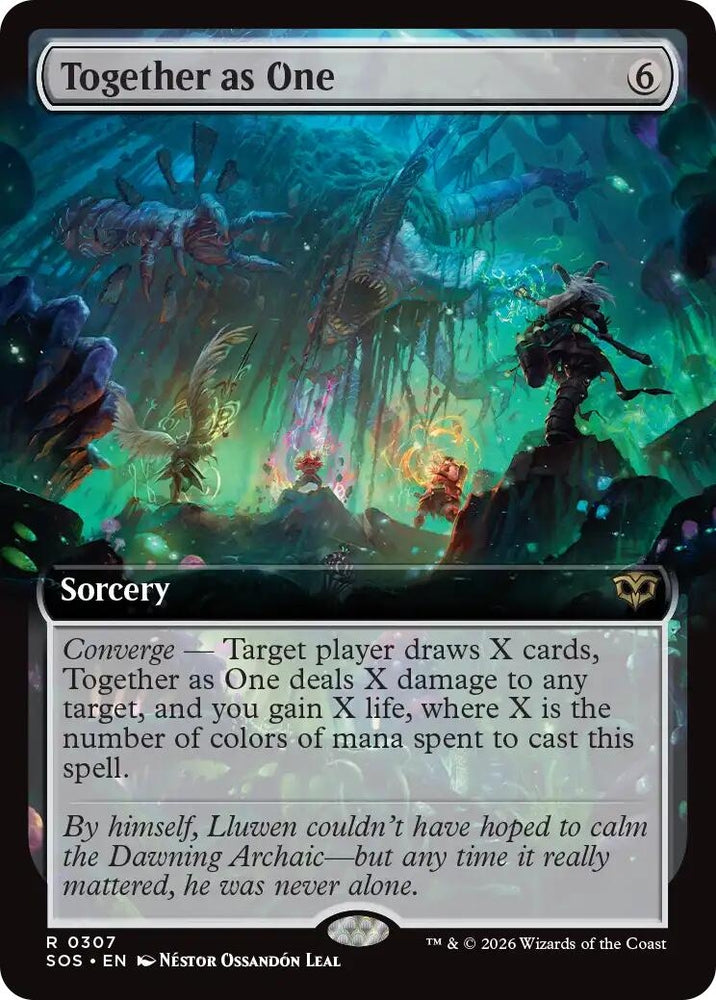 Image for Together as One (Extended Art) (307) [Secrets of Strixhaven] - Magic: The Gathering