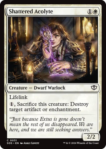 Image for Shattered Acolyte (31) [Secrets of Strixhaven] - Magic: The Gathering