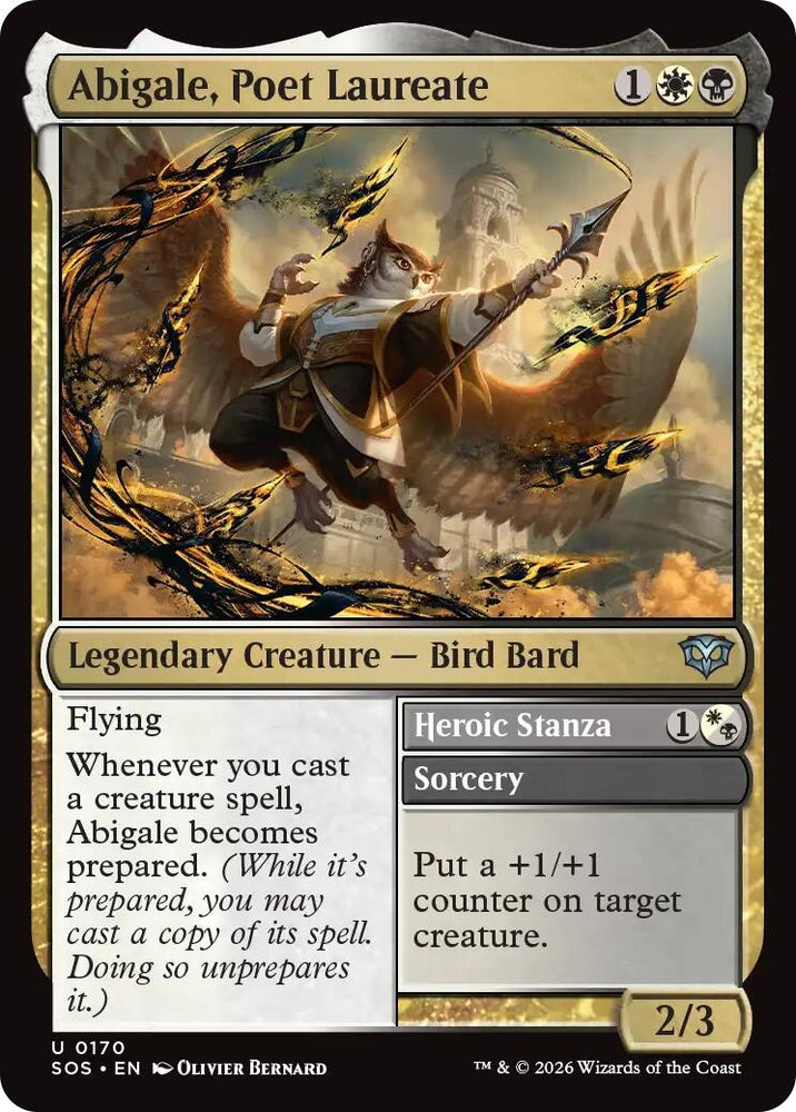 Image for Abigale, Poet Laureate (170) [Secrets of Strixhaven] - Magic: The Gathering