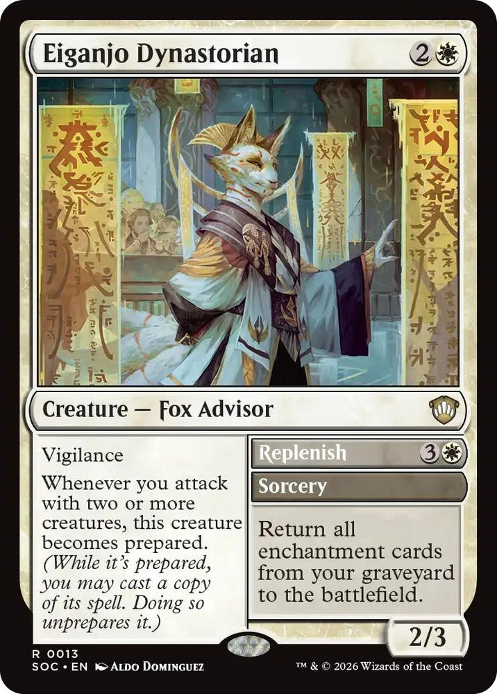 Image for Eiganjo Dynastorian (13) [Secrets of Strixhaven] - Magic: The Gathering