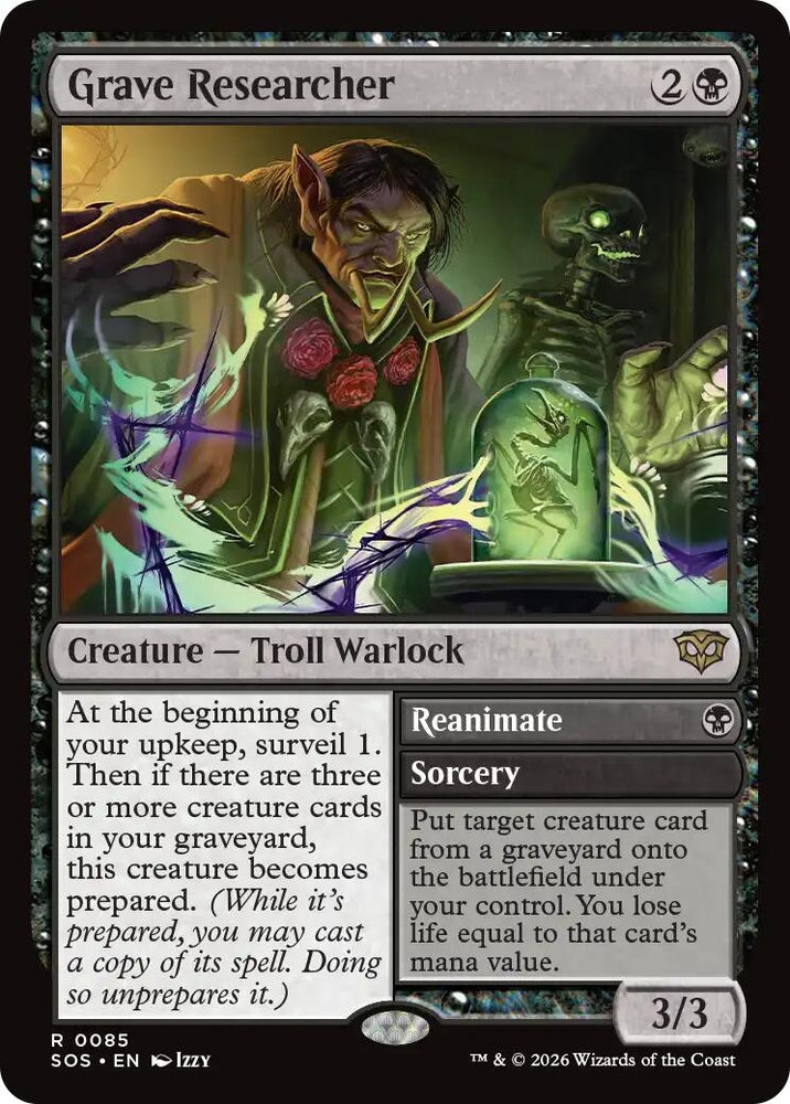 Image for Grave Researcher (85) [Secrets of Strixhaven] - Magic: The Gathering