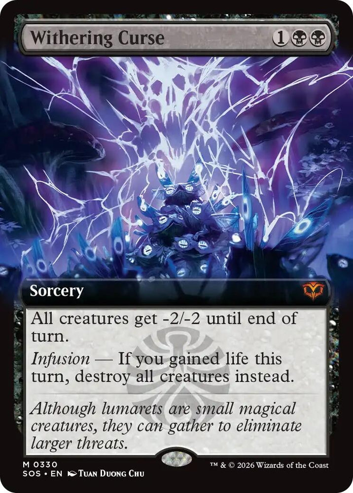 Image for Withering Curse (Extended Art) (330) [Secrets of Strixhaven] - Magic: The Gathering