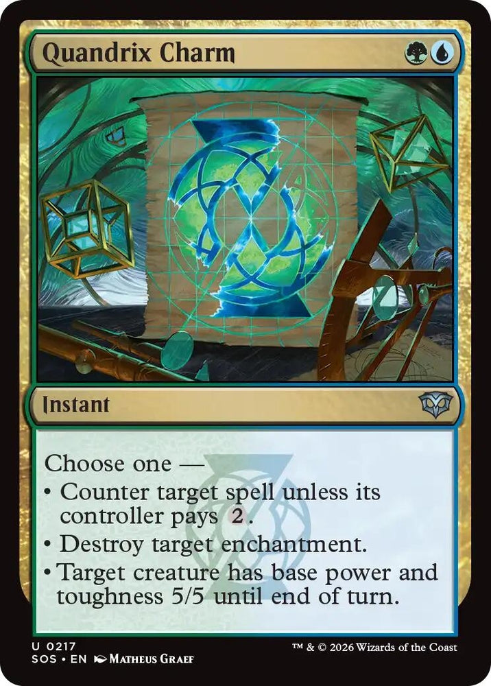 Image for Quandrix Charm (217) [Secrets of Strixhaven] - Magic: The Gathering