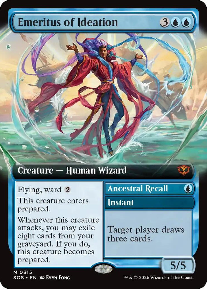 Image for Emeritus of Ideation (Extended Art) (315) [Secrets of Strixhaven] - Magic: The Gathering