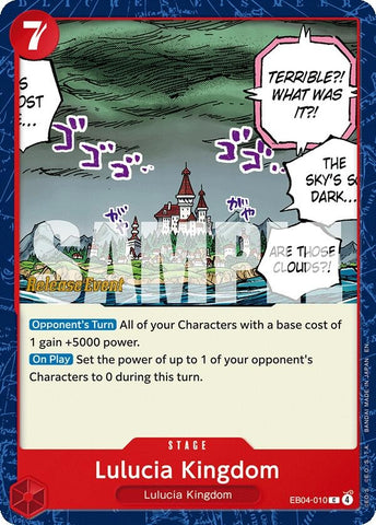Image for Lulucia Kingdom (EB04-010) [Adventure on Kami's Island Release Event Cards] - One Piece Card Game