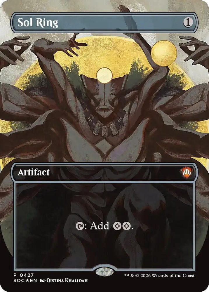 Image for Sol Ring (Borderless) (427) [Secrets of Strixhaven] - Magic: The Gathering