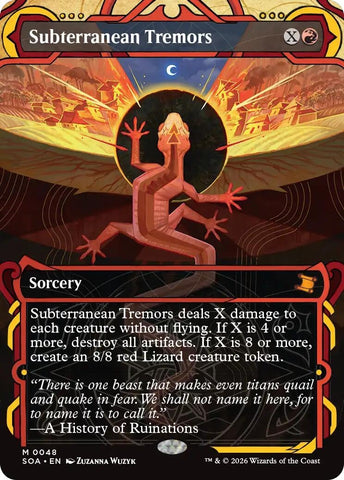 Image for Subterranean Tremors (48) [Secrets of Strixhaven: Mystical Archive] - Magic: The Gathering