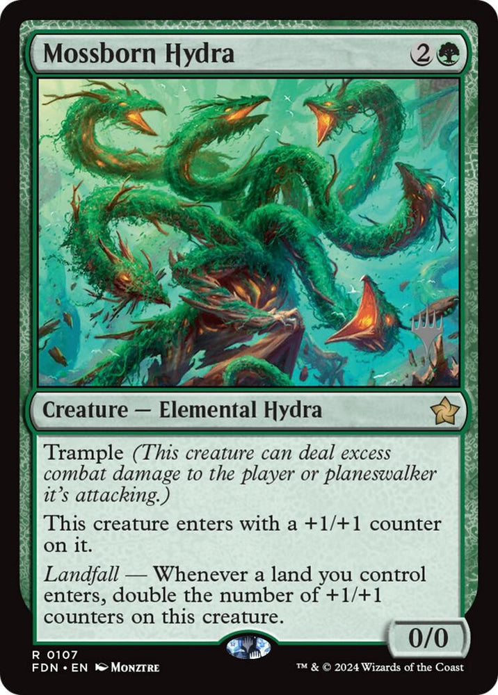 Image for Mossborn Hydra (107) [Promo Pack: Lorwyn Eclipsed] - Magic: The Gathering