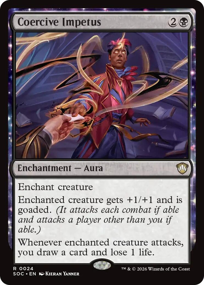 Image for Coercive Impetus (24) [Secrets of Strixhaven] - Magic: The Gathering