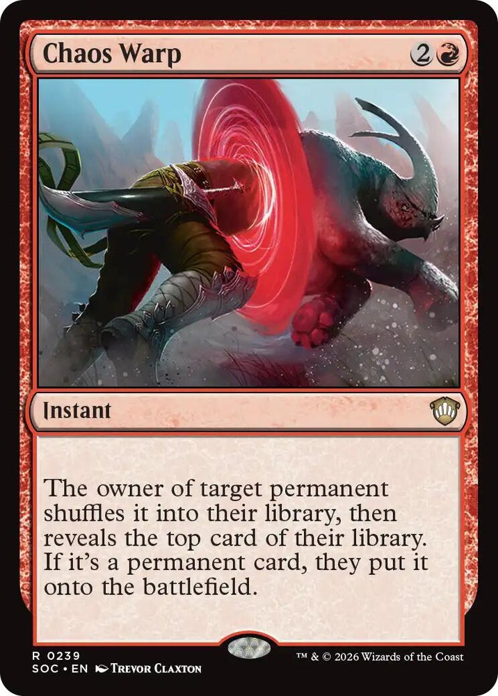 Image for Chaos Warp (239) [Secrets of Strixhaven] - Magic: The Gathering