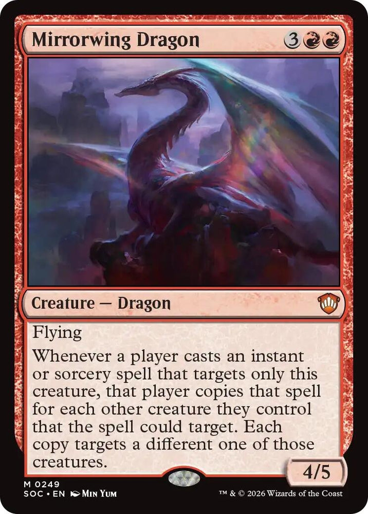 Image for Mirrorwing Dragon (249) [Secrets of Strixhaven] - Magic: The Gathering