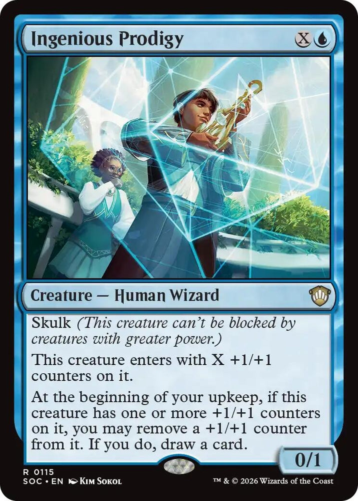 Image for Ingenious Prodigy (115) [Secrets of Strixhaven] - Magic: The Gathering
