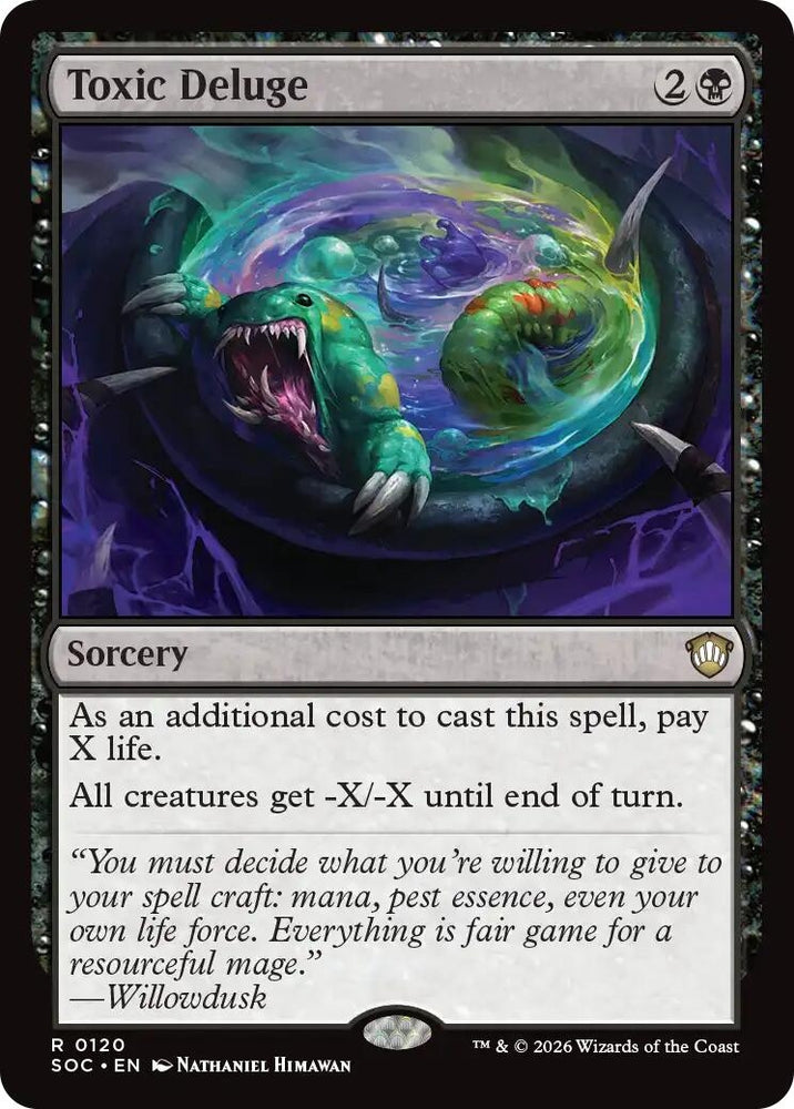 Image for Toxic Deluge (120) [Secrets of Strixhaven] - Magic: The Gathering