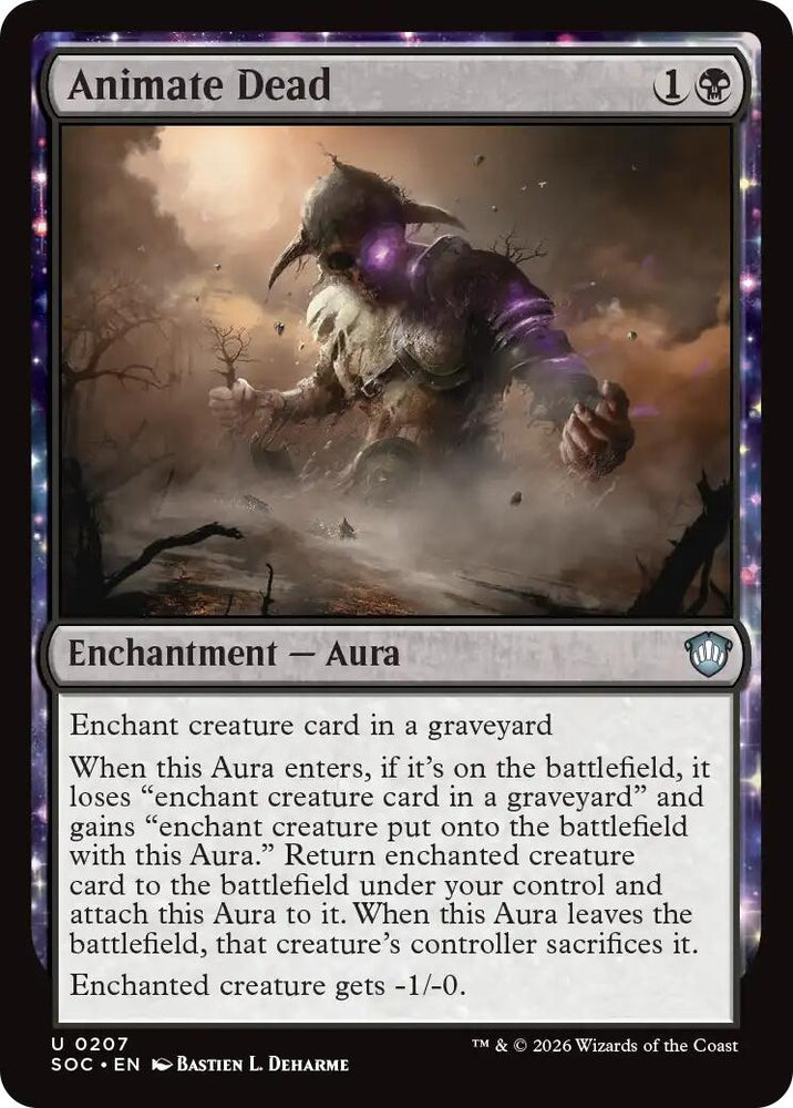 Image for Animate Dead (207) [Secrets of Strixhaven] - Magic: The Gathering