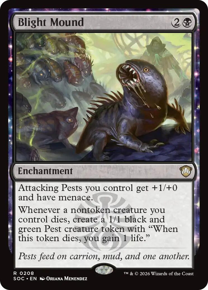 Image for Blight Mound (208) [Secrets of Strixhaven] - Magic: The Gathering