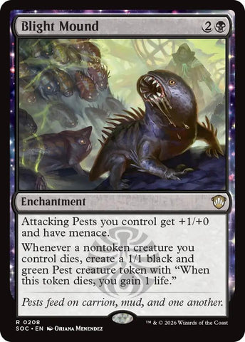 Image for Blight Mound (208) [Secrets of Strixhaven] - Magic: The Gathering