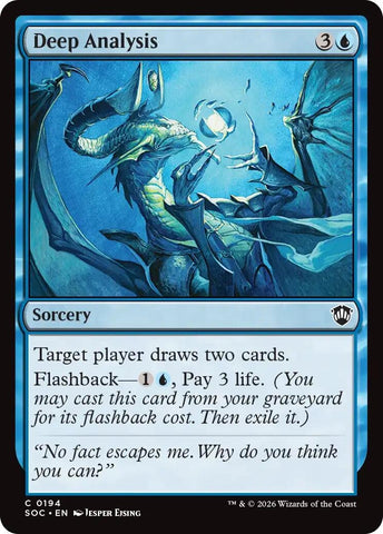 Image for Deep Analysis (194) [Secrets of Strixhaven] - Magic: The Gathering