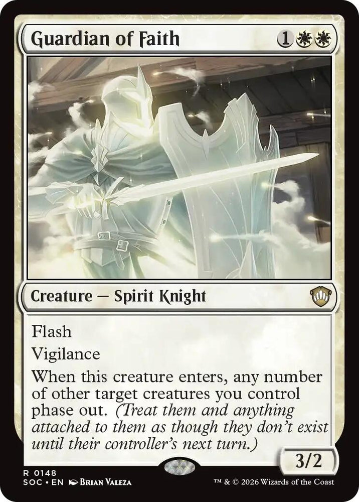 Image for Guardian of Faith (148) [Secrets of Strixhaven] - Magic: The Gathering
