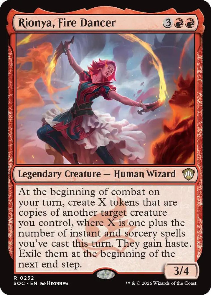 Image for Rionya, Fire Dancer (252) [Secrets of Strixhaven] - Magic: The Gathering