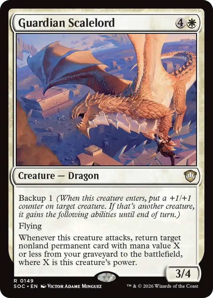 Image for Guardian Scalelord (149) [Secrets of Strixhaven] - Magic: The Gathering
