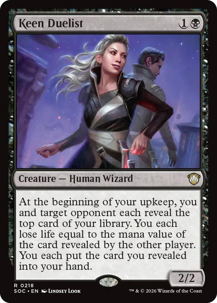 Image for Keen Duelist (218) [Secrets of Strixhaven] - Magic: The Gathering