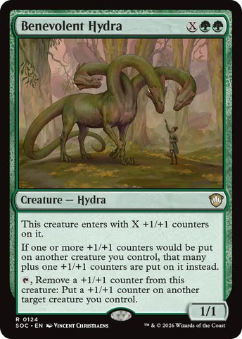 Image for Benevolent Hydra (124) [Secrets of Strixhaven] - Magic: The Gathering