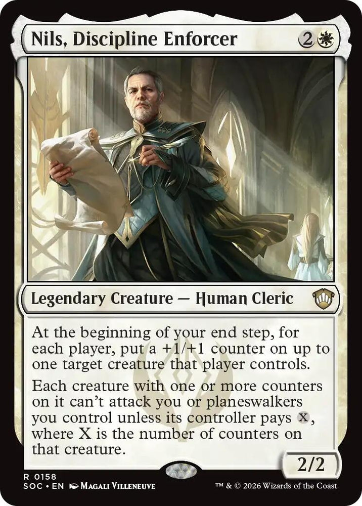 Image for Nils, Discipline Enforcer (158) [Secrets of Strixhaven] - Magic: The Gathering