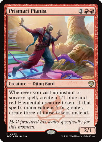 Image for Prismari Pianist (34) [Secrets of Strixhaven] - Magic: The Gathering