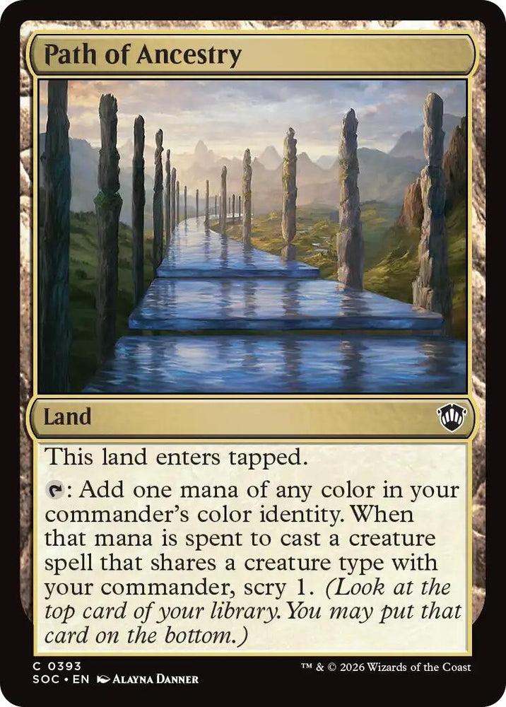 Image for Path of Ancestry (393) [Secrets of Strixhaven] - Magic: The Gathering