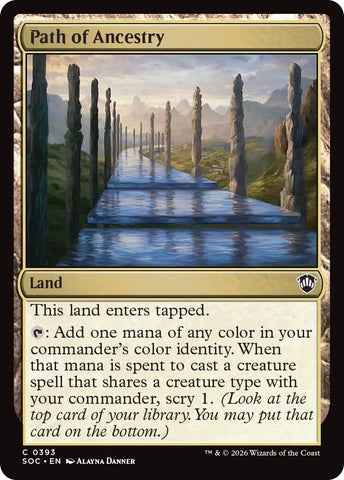 Image for Path of Ancestry (393) [Secrets of Strixhaven] - Magic: The Gathering